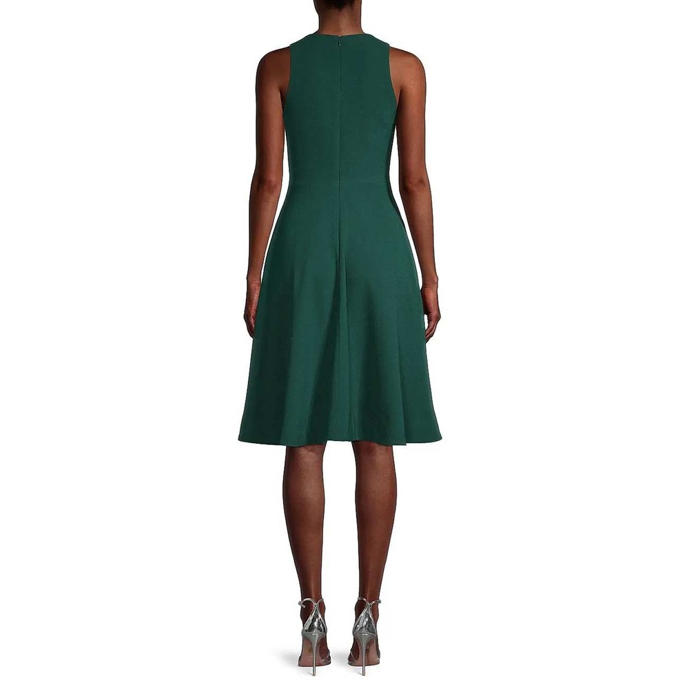 Dress the Population Catalina Fit &‎ Flare Dress Pine Green Medium NWT s - Picture 2 of 16